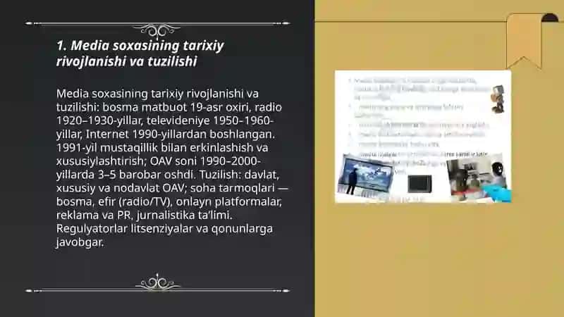 Media soxasining tuzilishi va ta'siri 3