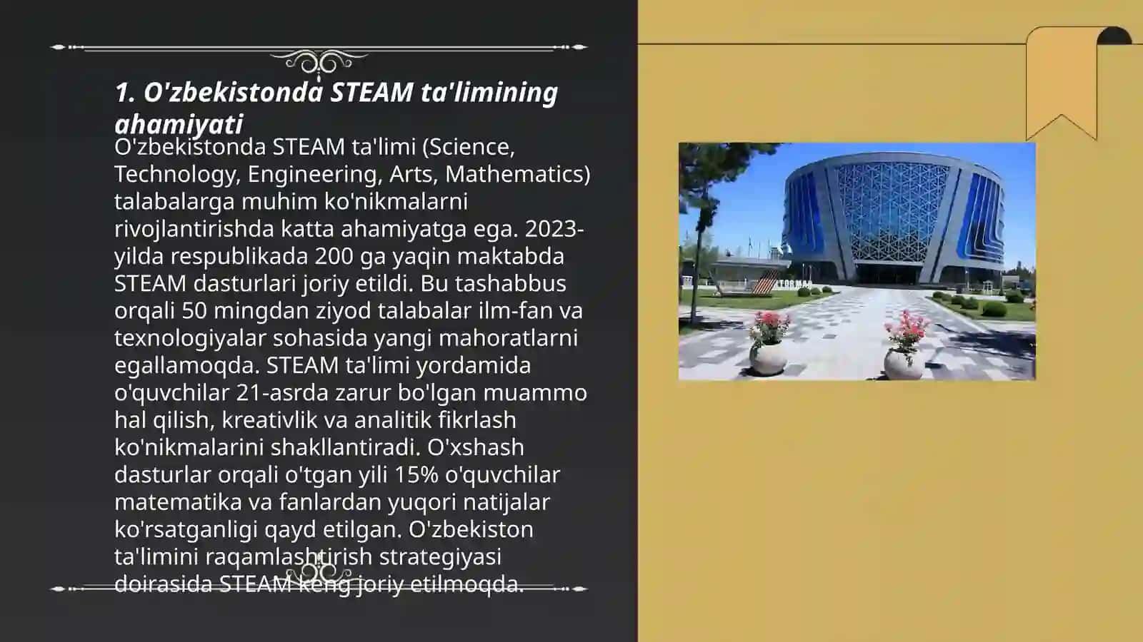 O'zbekistonda STEAM ta'limining rivojlanishi 3