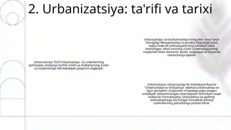 Urbanizatsiya Va Sivilizatsiya 3