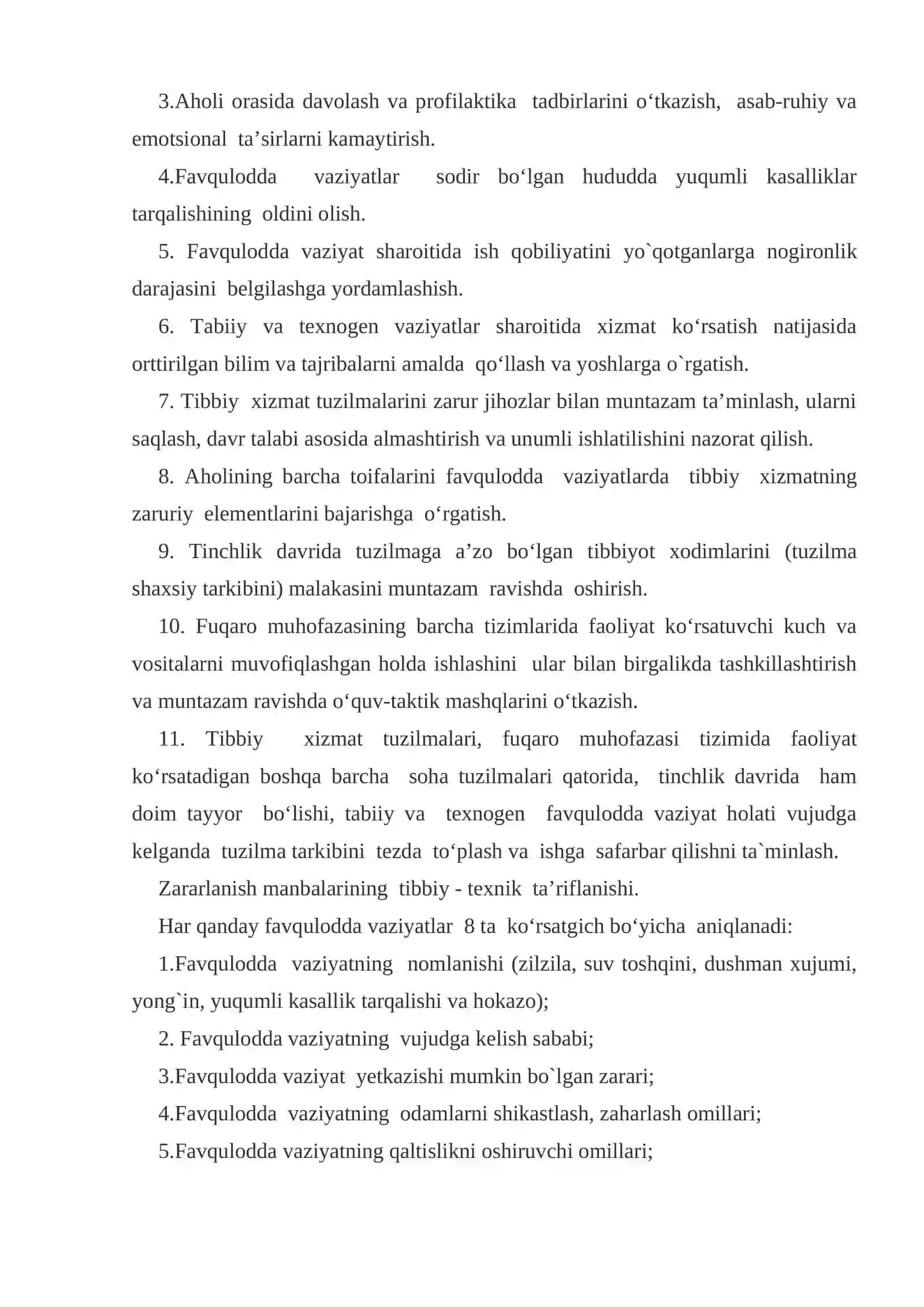 Fuqaro muhofazasi tizimida tibbiy xizmat 3