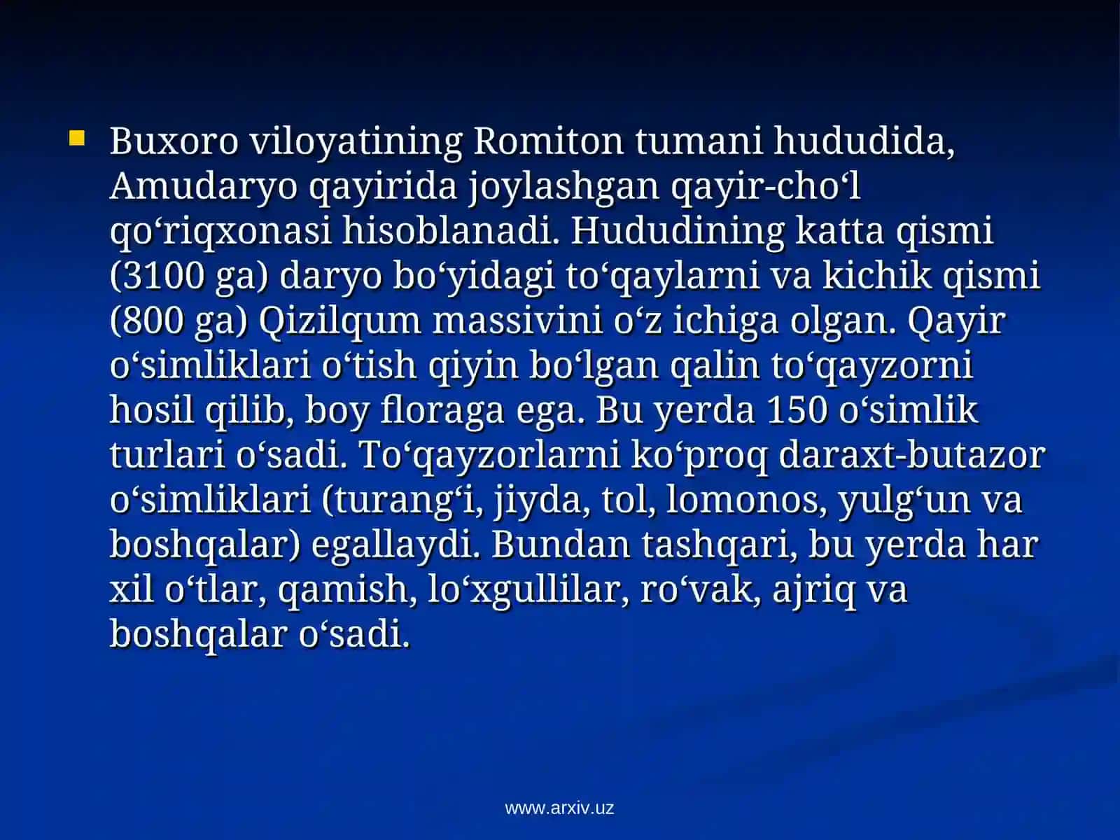 Qo‘riqxona 3