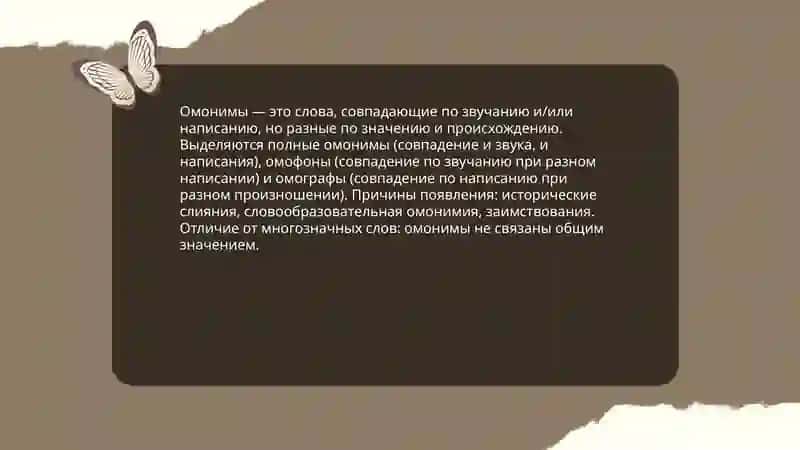 Омонимы. Паронимы 3