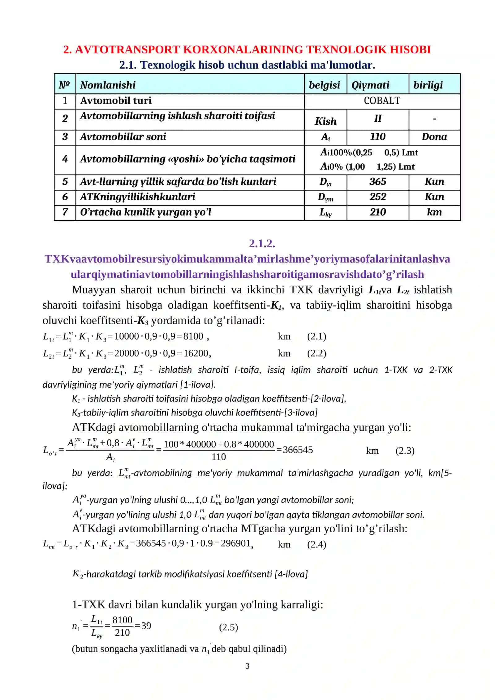 Avtomobil va traktorlar ekspluatatsiyasi va diagnostika 3