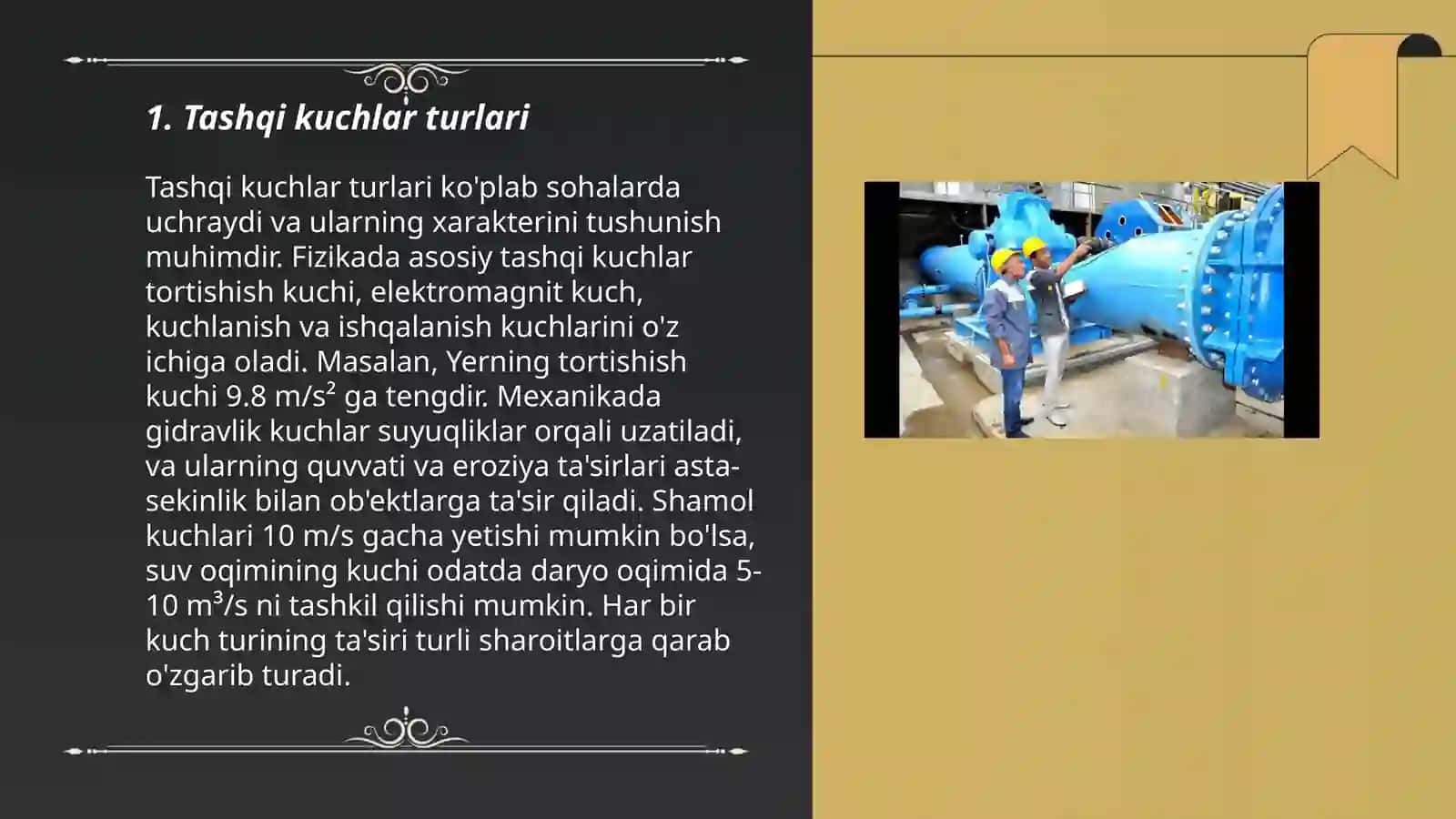 Tashqi kuchlar ta'siri 3