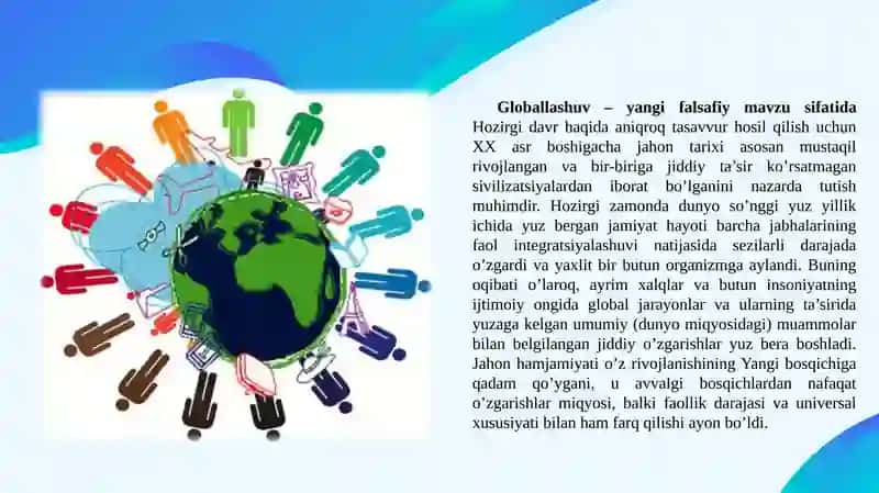 Globallashuv – yangi falsafiy mavzu sifatida 3