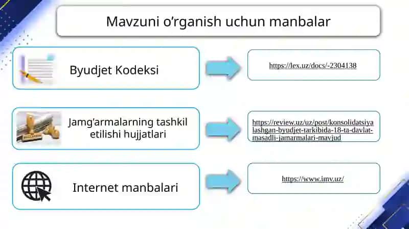 Davlat maqsadli jamg'armalari 3