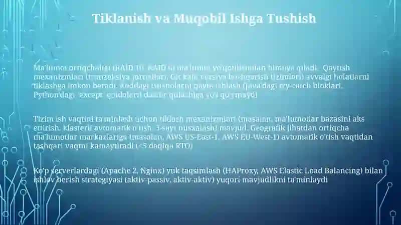 Xatoliklar bilan ishlash 3