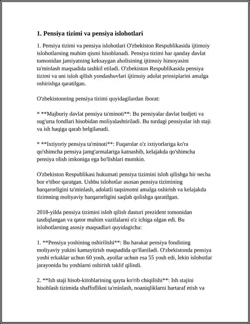 O'zbekiston Respublikasidagi Ijtimoiy Islohotlar 3