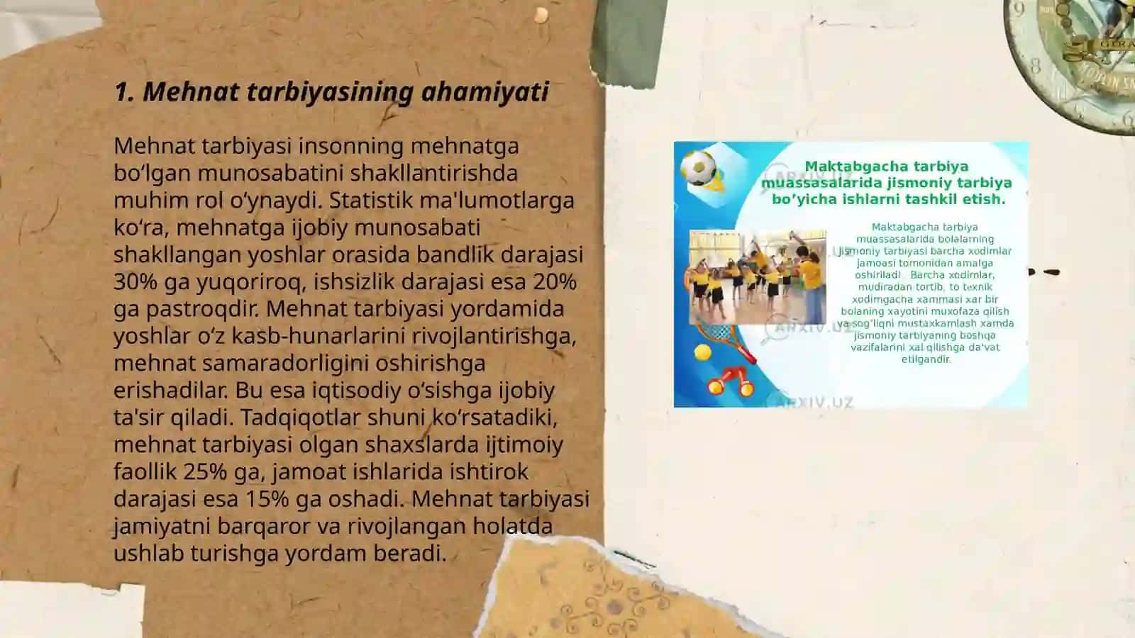 Mehnat tarbiyasi 3