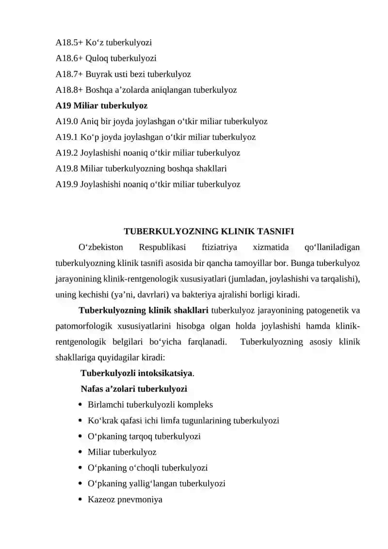 Tuberkulyozning Klinik Namoyn Bolishi 3