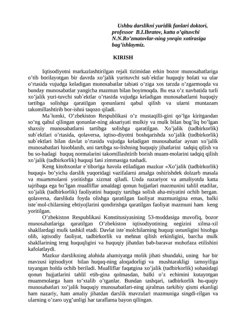 Huquqi Darslik 3