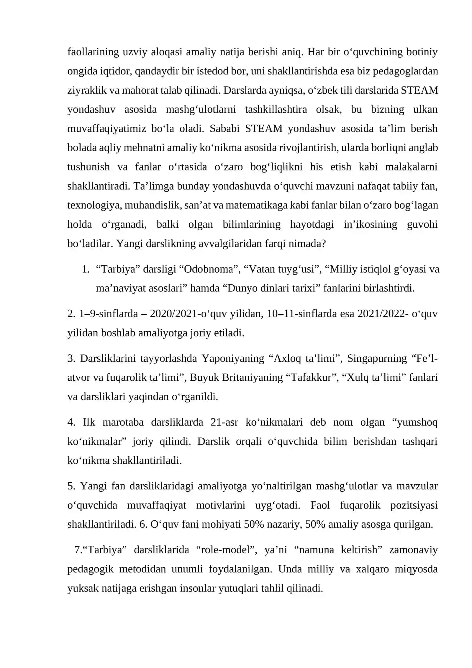 Tarbiya fanini o’qitishda muammoli ta’limning ahamiyati 3