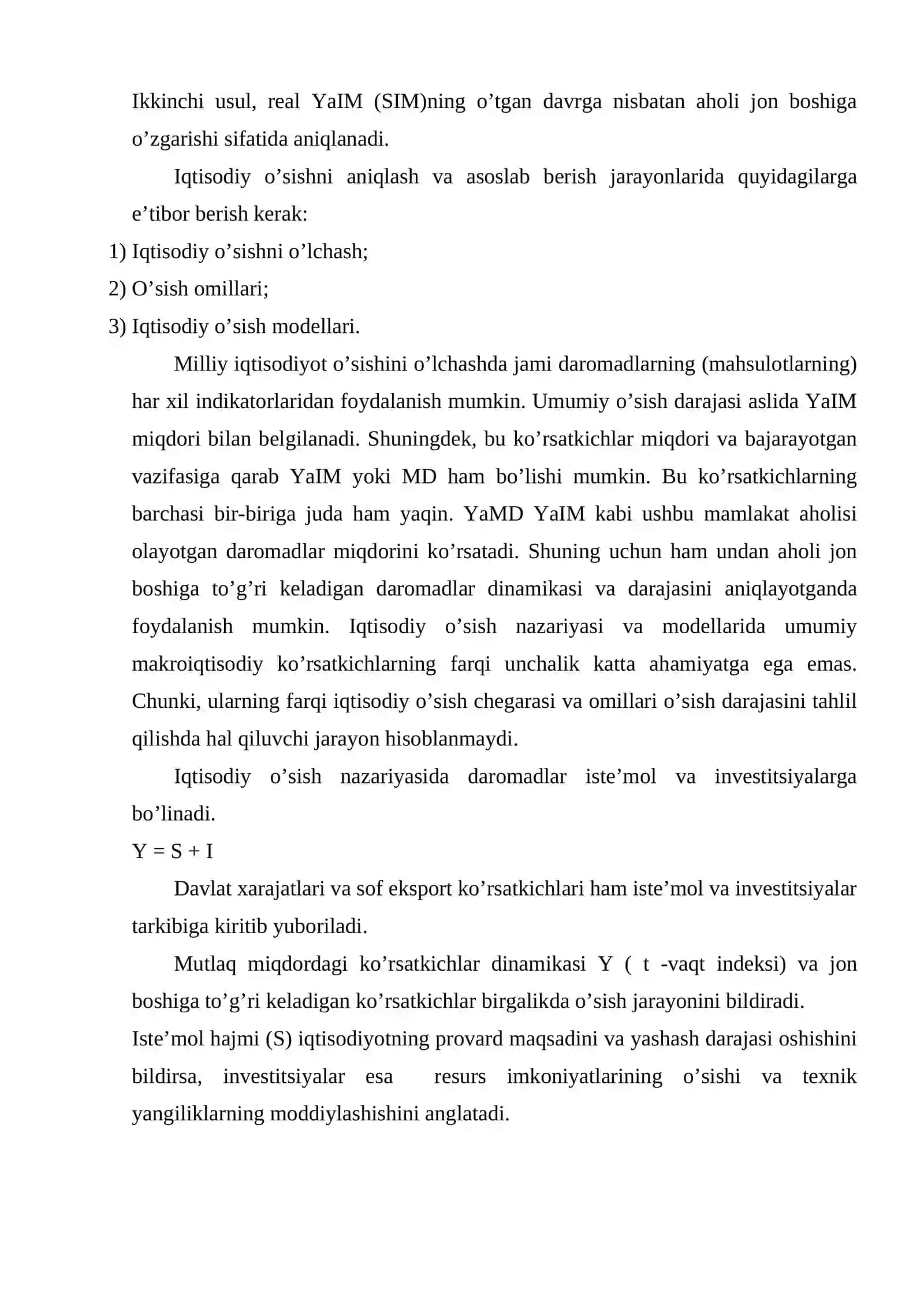 Iqtisodiy o’sishning endogen nazaryasi 3