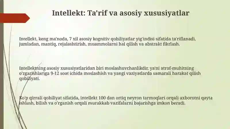 Idrok haqida tushuncha 3