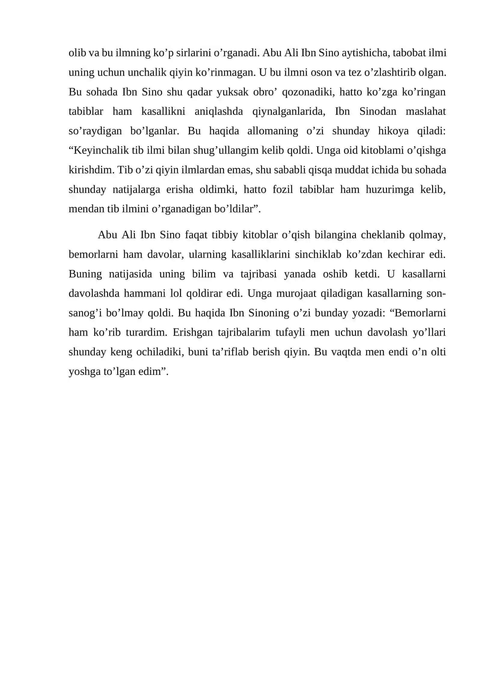 Abu Ali Ibn Sino falsafiy qarashlari 3