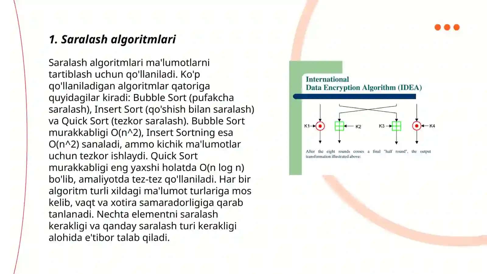 Algoritm turlari. Dasturlash tillari 3