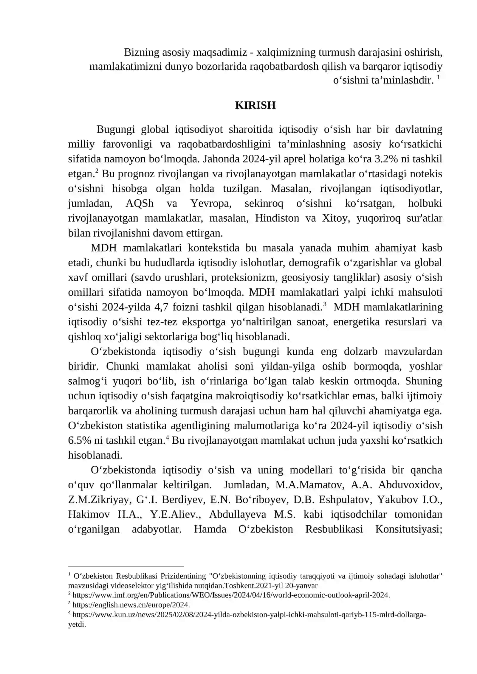 IQTISODIY O'SISH 3