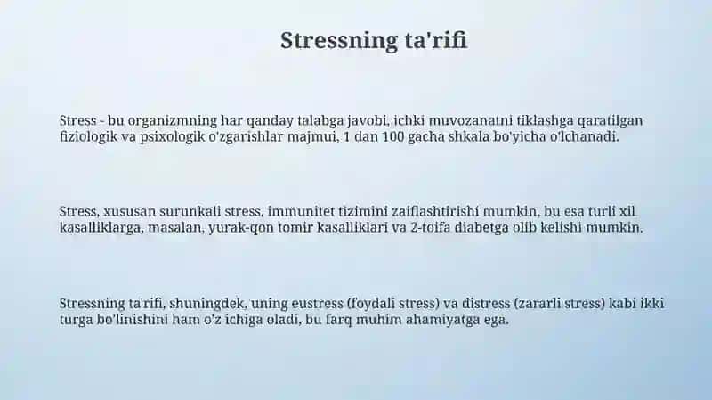 Stressning ta'rifi 3