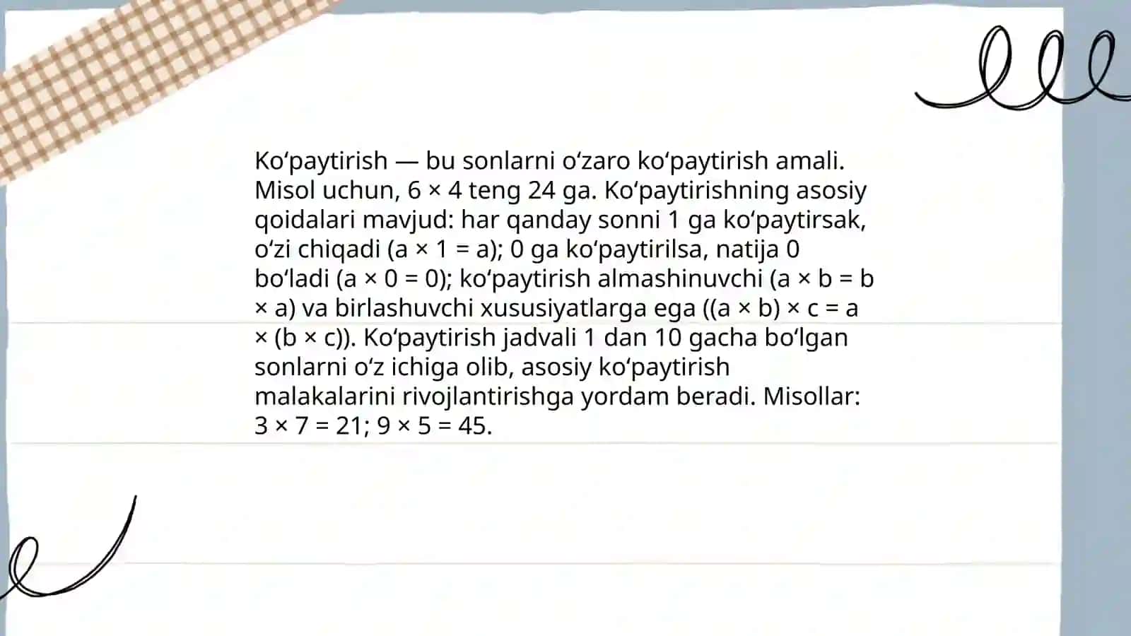 Koʻpaytirish va bo‘lish 3