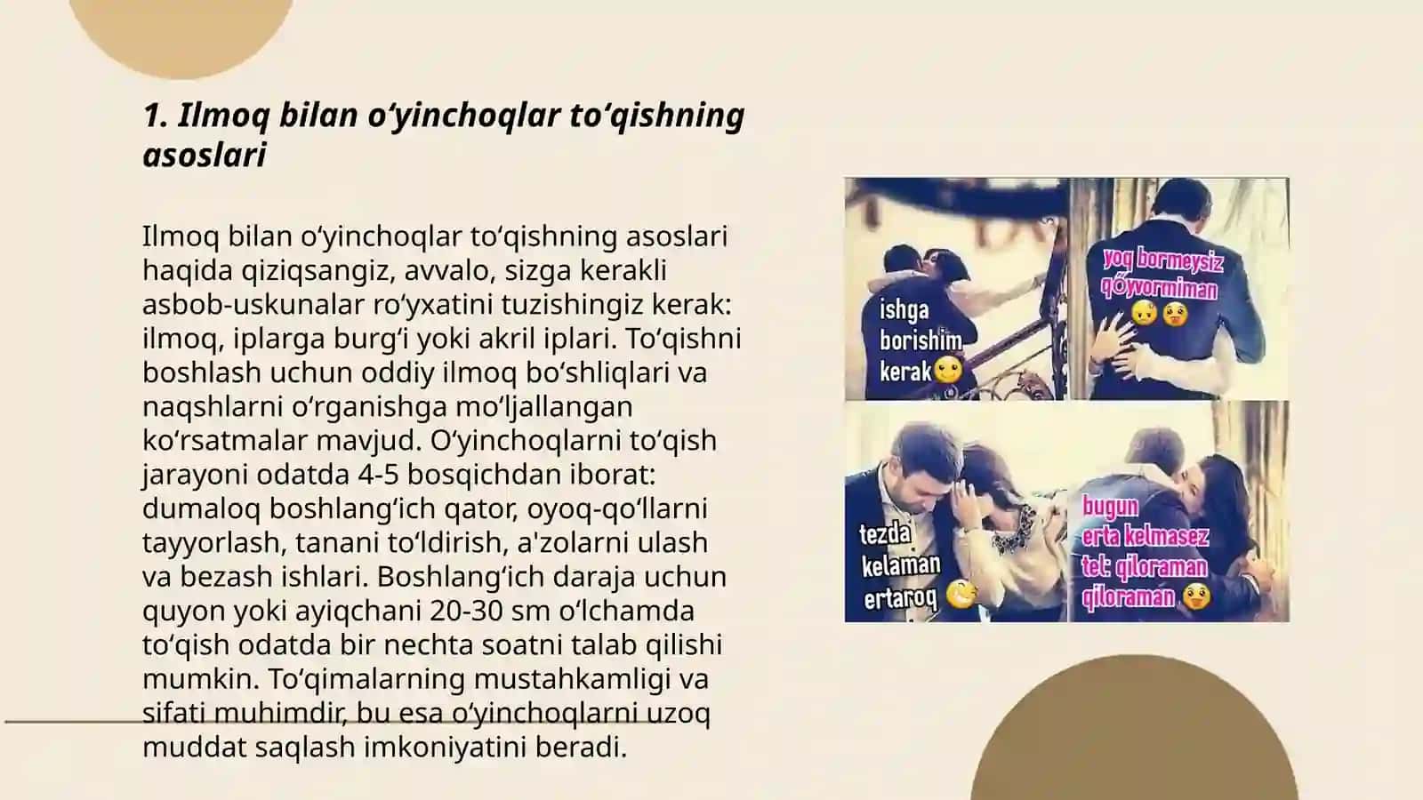 Ilmoq bilan oʻyinchoqlar toʻqish usullari 3