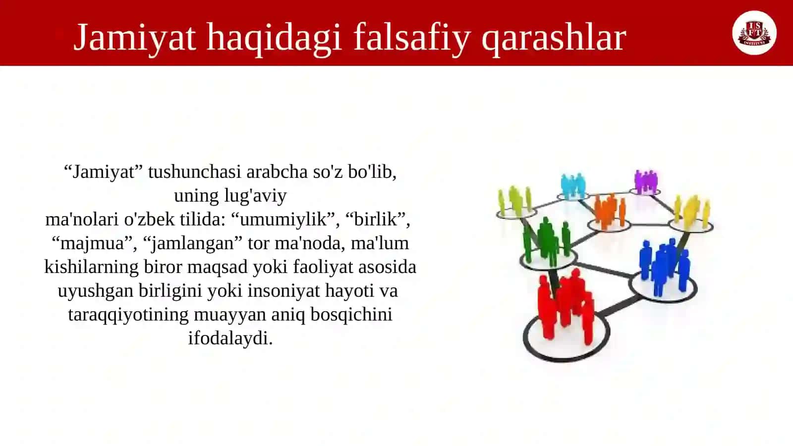 JAMIYAT VA INSON FALSAFASI 3