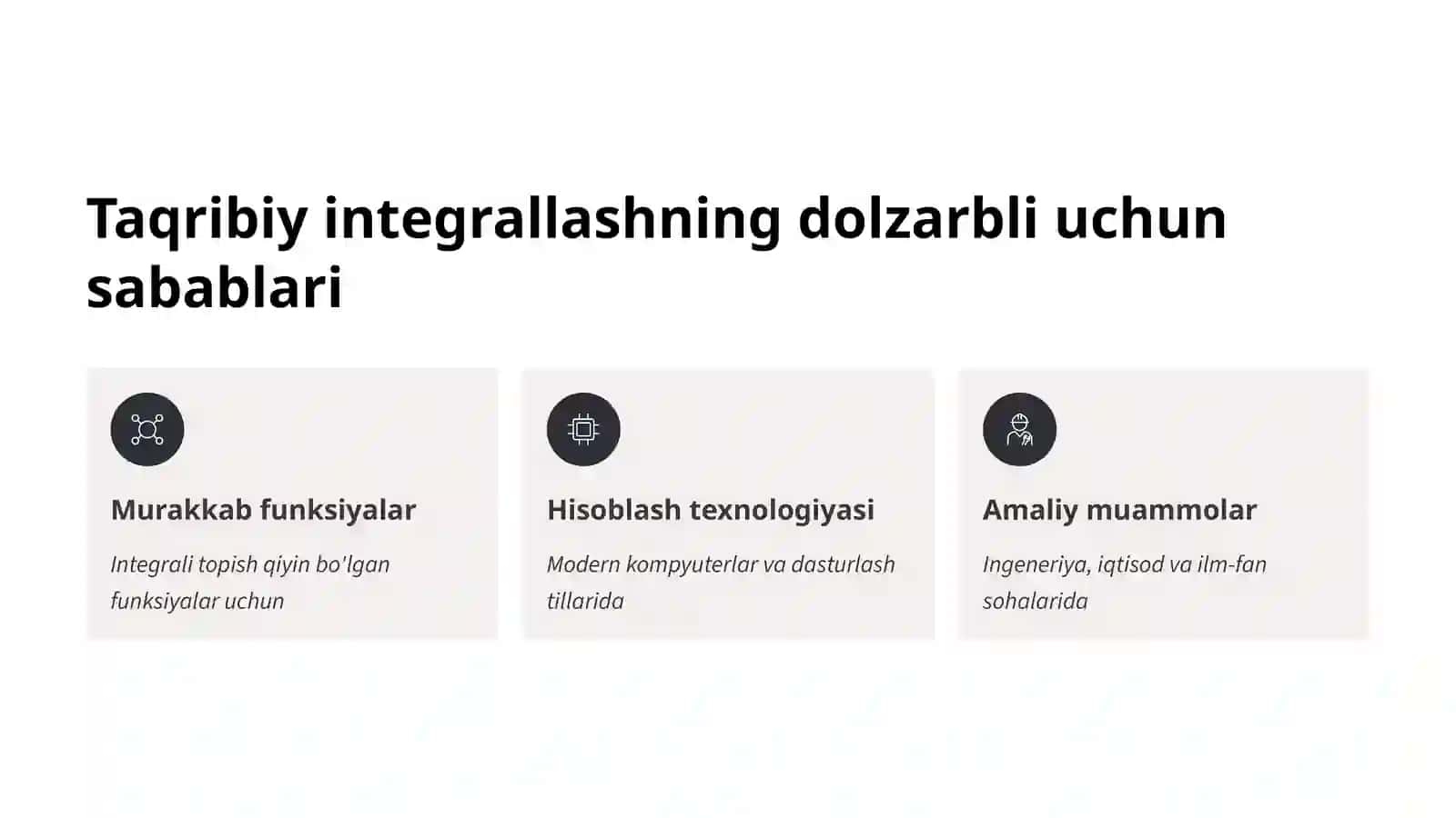 Taqribiy integrallash 3