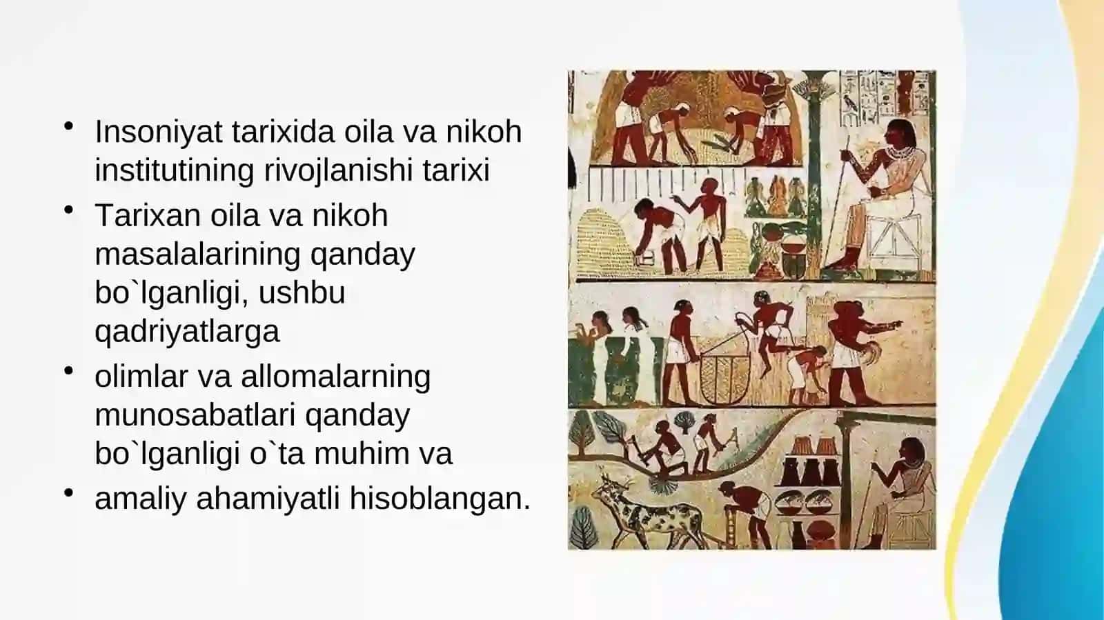 Oila institutining rivojlanish tarixi 3