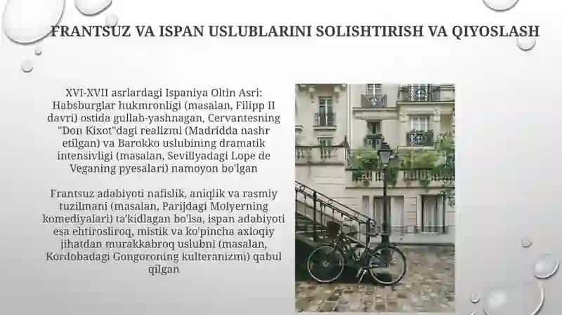 Fransiya va Ispaniya uygʻonish davri adabiyoti 3