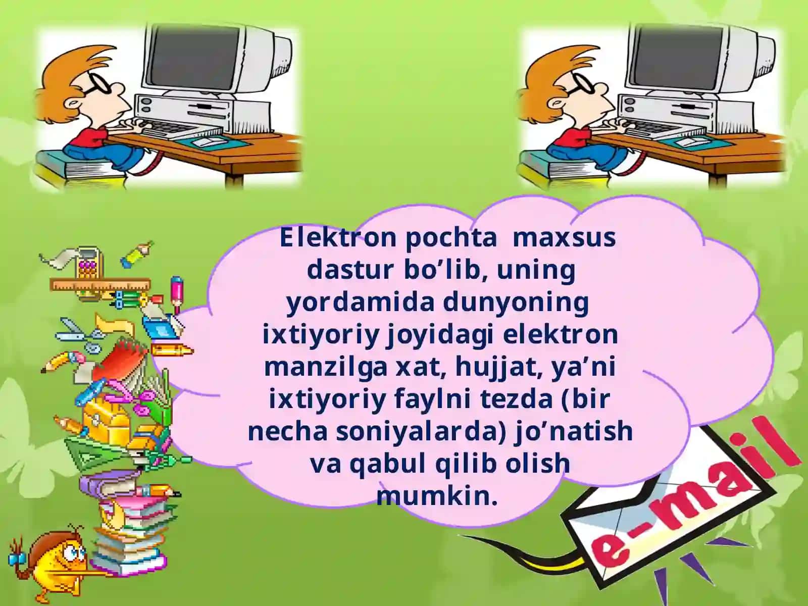 O’quvchilarning elektron pochtadan foydalanish va internetdan ma’lumotlarni olish usullari bilan tanishish yo’llari 3