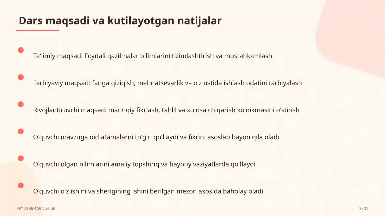 Foydali qazilmalar (3-sinf) 3