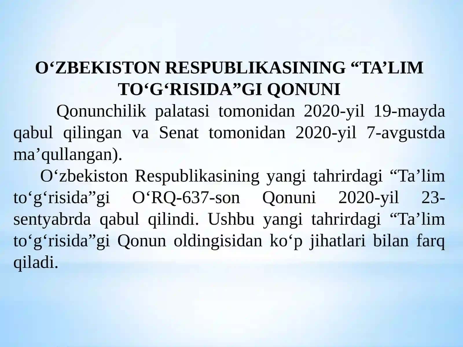 Ta’lim tizimida modernizatsiya jarayonlari 3