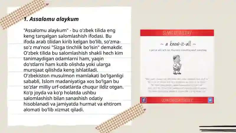 Assalomu alaykum 3