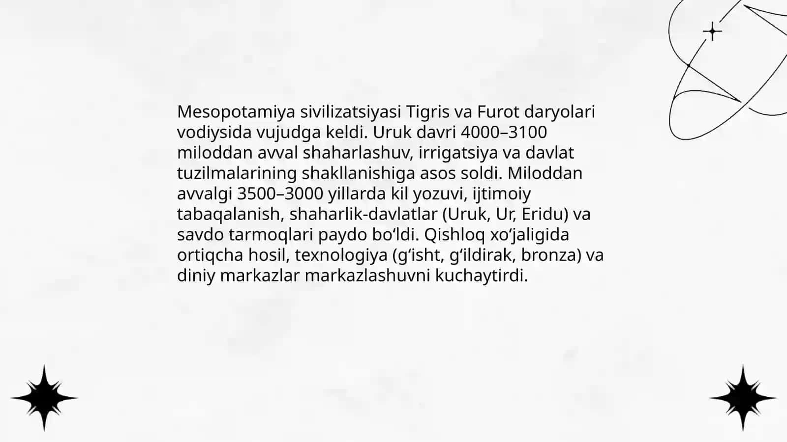 Ilk sivilizatsiya tarixi 3