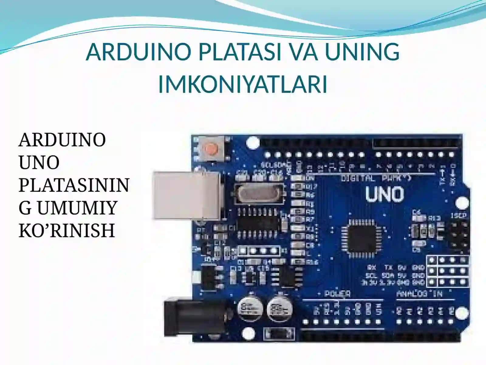 ARDUINO.ARDUINOVA UNING IMKONIYATLARI 3