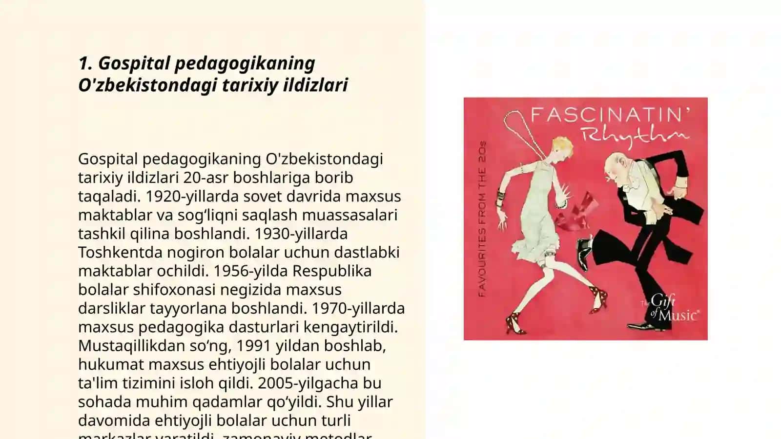 Gospital pedagogiga fanining rivojlanish tarixi 3