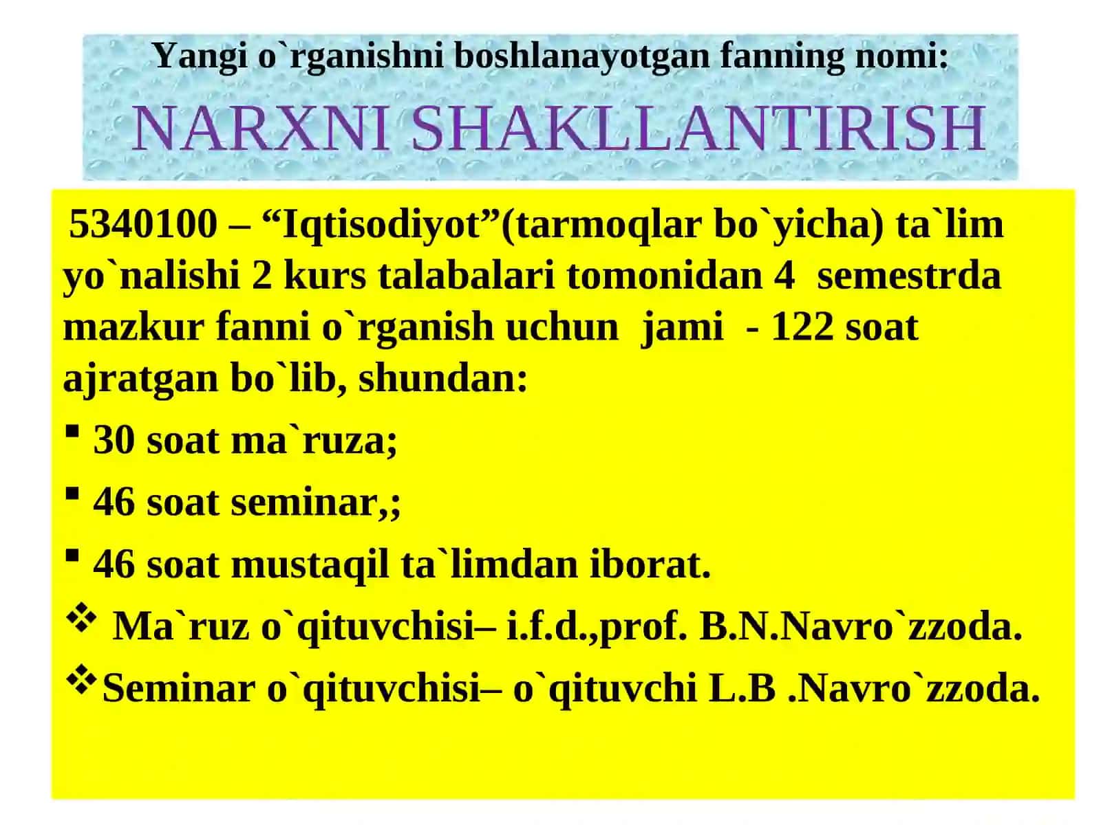 NARXNI SHAKLLANTIRISH 3