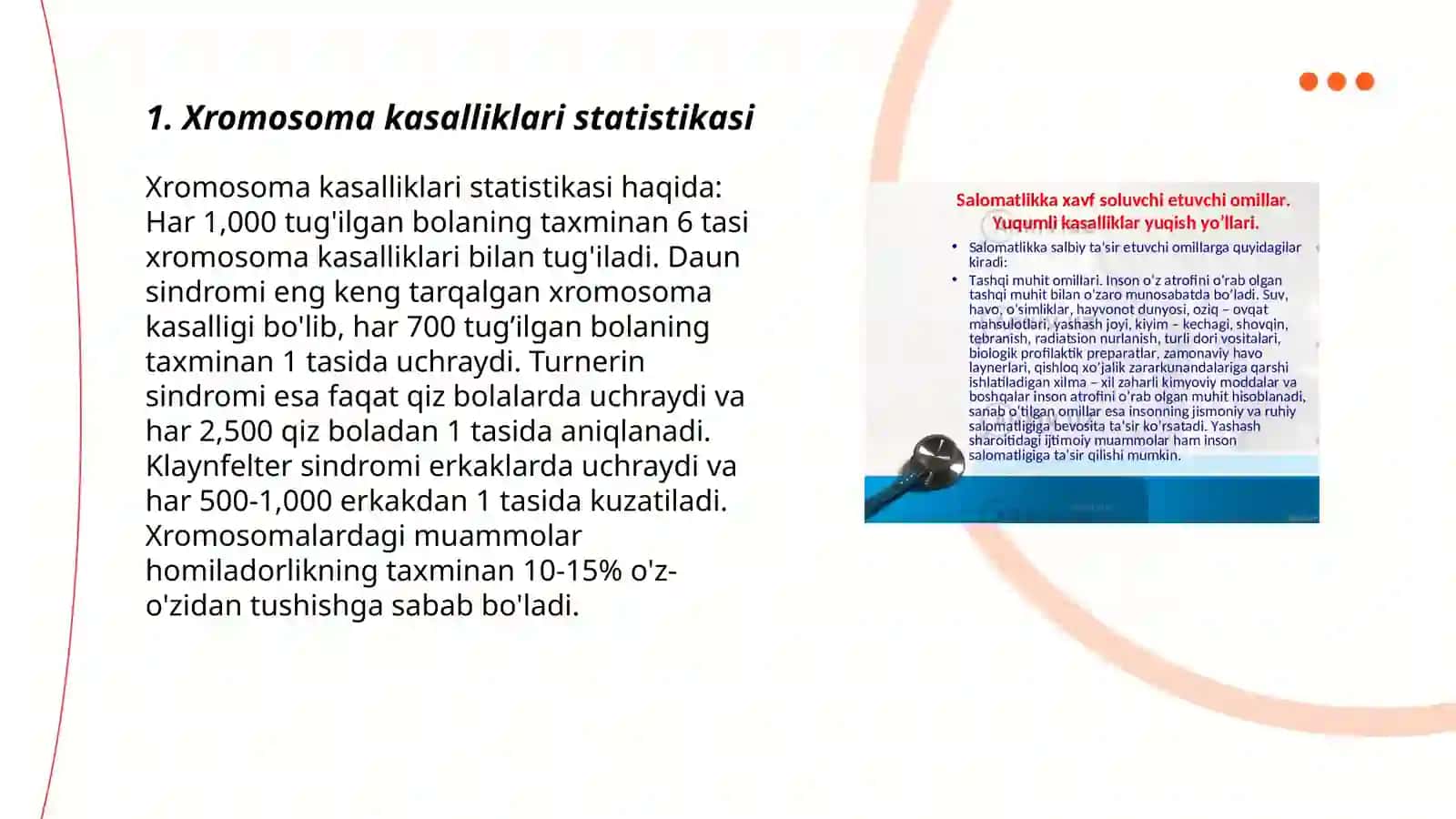 Xromasoma kasalliklari 3