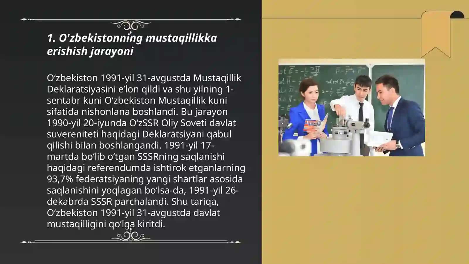Oʻzbekistonning oʻziga xos istiqlol va taraqqiyot yoʻli 3