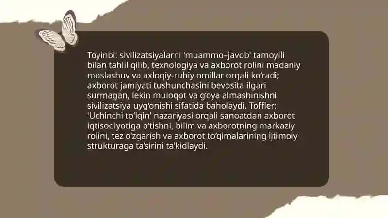 Axborotlashgan jamiyat va uning istiqbollari 3