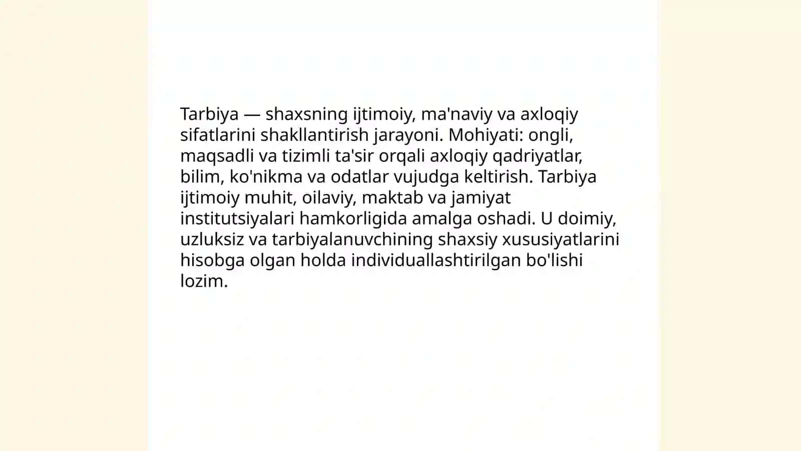 Tarbiya jarayoning mohiyati va mazmuni 3