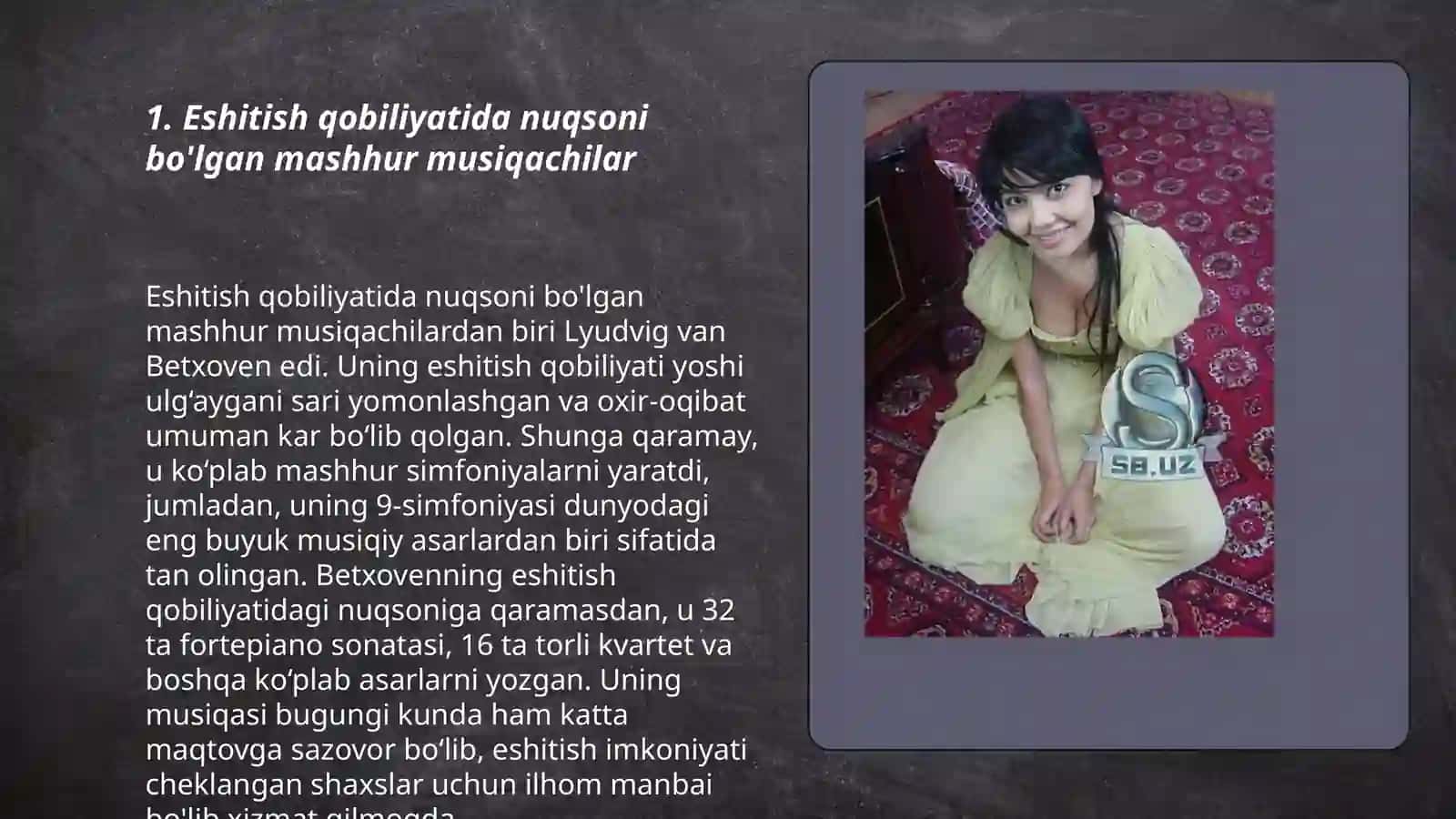 Eshitish qobiliyatida nuqsoni bòlgan mashxurlar 3