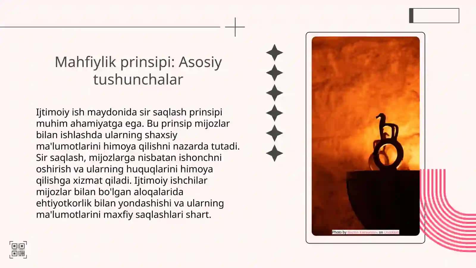 Ijtimoiy ishda sir saqlash prinspi 3
