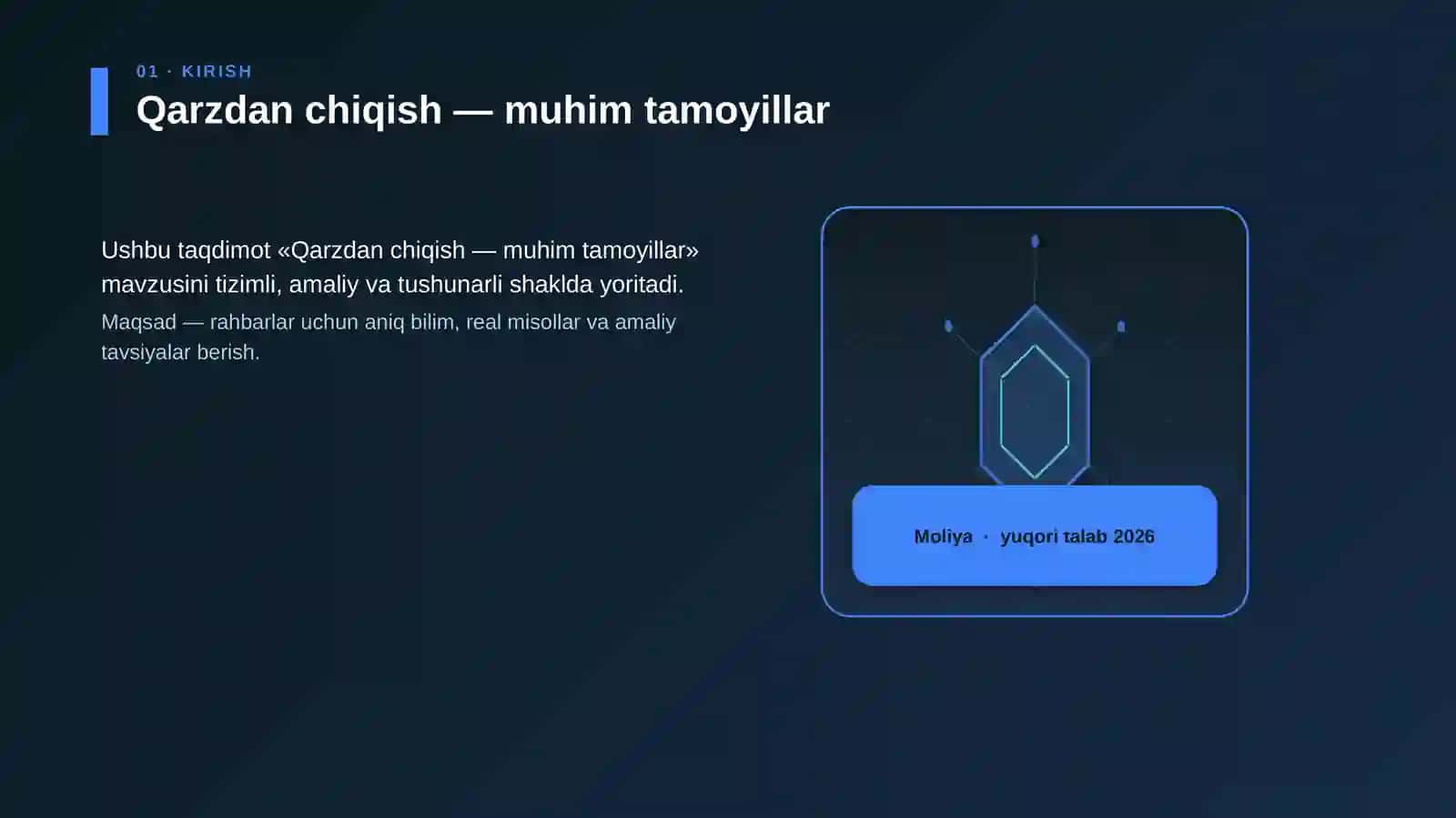 Qarzdan chiqish — muhim tamoyillar 3