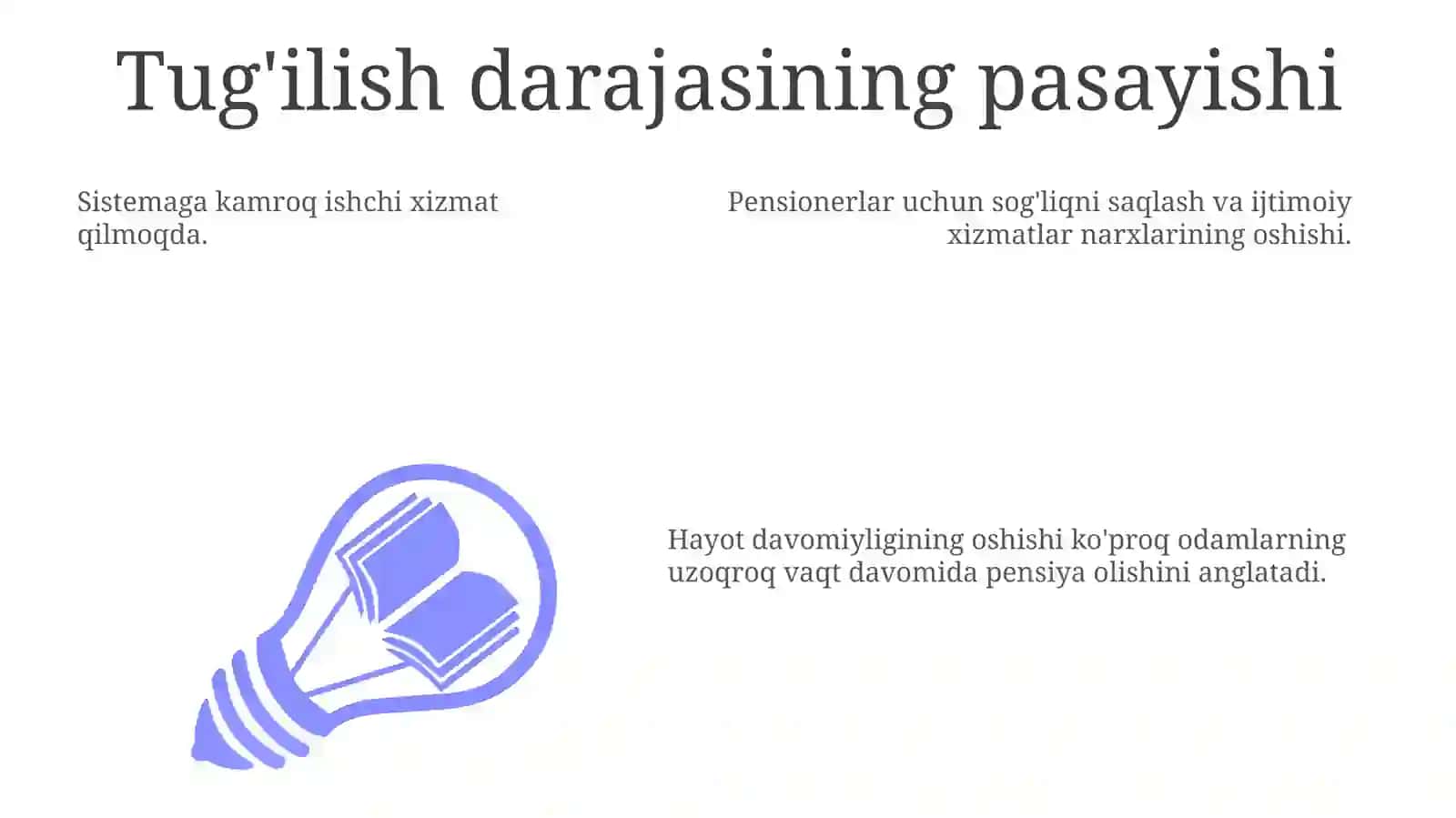 Davlat pensiya ta'minoti fanining oldida turgan muammolar 3