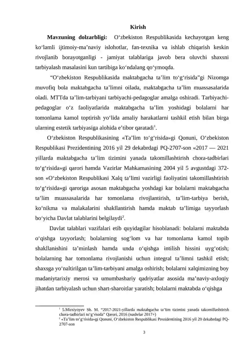 O‘zbekiston Respublikasida maktabgacha ta’lim to‘g‘risida 3
