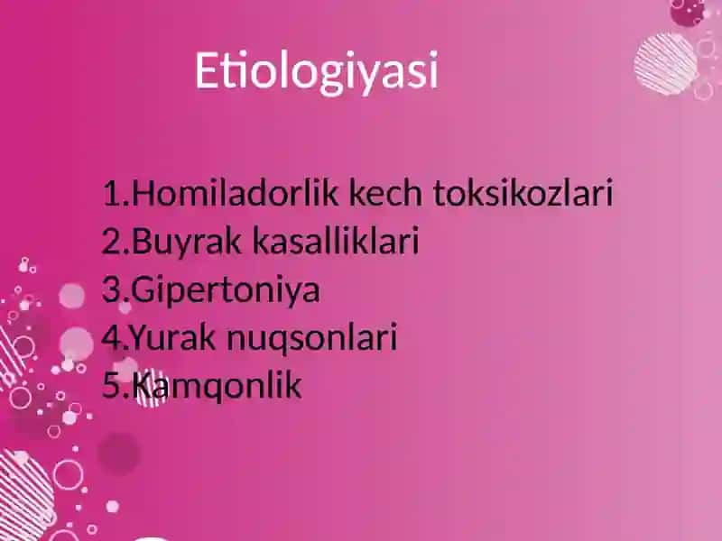 Normal joylashgan yo’ldoshning erta ko’chishi 3