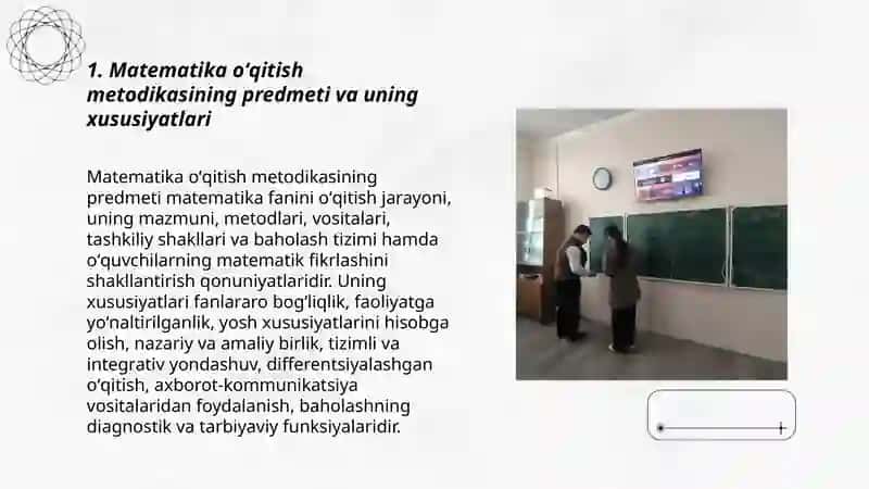 Matematika oʻqitish metodikasi 3