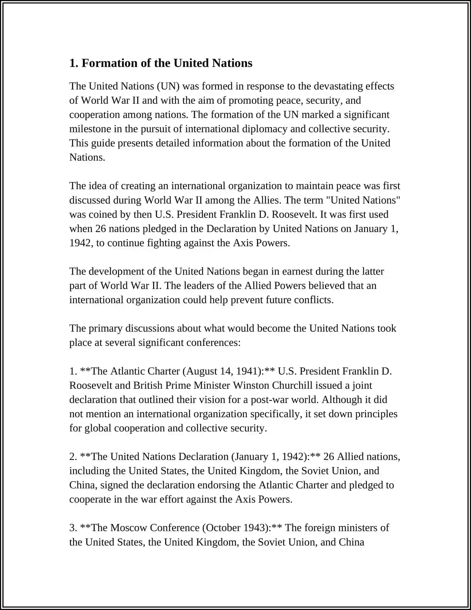 WORLD ORGANIZATION 3