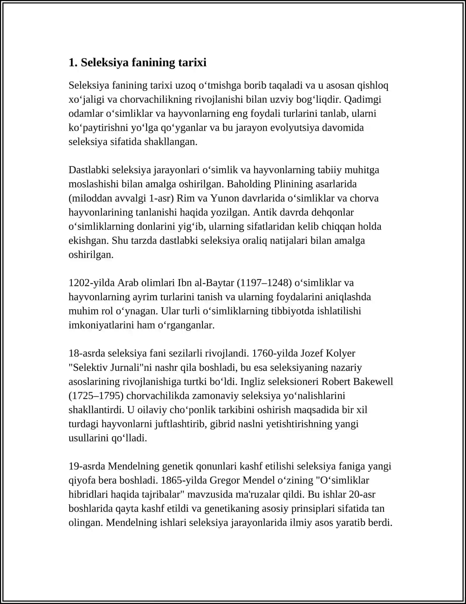 SELEKSIYA FANI SIFATIDA 3