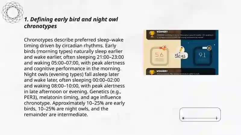 Circadian Rhythms and Productivity 3